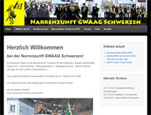 Tablet Screenshot of narrenzunft-gwaag.de